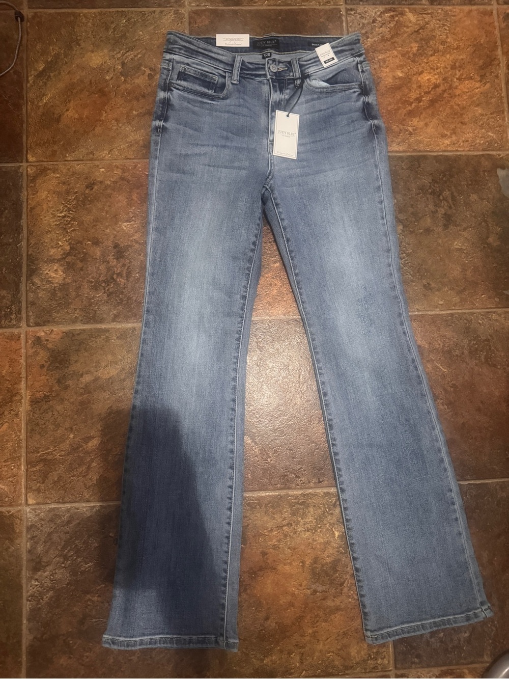 Judy Blue size 7/28 bootcut jeans NWT